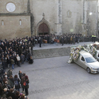 Imagen del funeral de los dos rurales el pasado enero. 