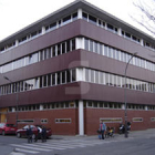 L'edifici de la seu del departament d'Ensenyament a Lleida.