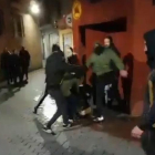 Una imatge d’un vídeo de l’agressió a Múrcia.