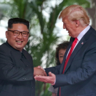 Trump diu que la seva cimera amb Kim va "millor de l'esperat" i firmaran "alguna cosa"