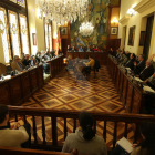 El pleno de la Diputación de Lleida de este mes de marzo.