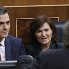 Pedro Sánchez, aquest dimecres al Congrés dels Diputats.