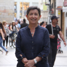 Teresa Cunillera, ayer en el Eix Comercial de Lleida.