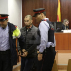 Josep Sopena, ahir després de conèixer el veredicte del jurat popular a l'Audiència de Lleida.