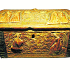 L’‘Adoració dels Reis Mags’ és un oli sobre taula de pi de 155,5 per 130,5 centímetres.