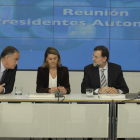 Imagen de archivo de González Pons, Cospedal, Rajoy y Arenas en una reunión del PP.