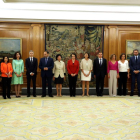 Els 17 ministres del Govern de Sánchez prometen els seus càrrecs davant de Felip VI
