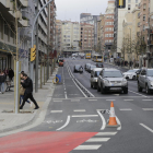 El carril bici d’avinguda Catalunya, que es va començar a construir a l’estiu, ja està acabat.