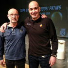 Albert Folguera i Jordi Garcia, tècnics de l'ICG i Reus.