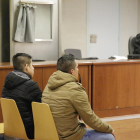 Los dos condenados por la violación de Vielha durante el juicio celebrado en la Audiencia. 