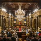 Una vista de l'hemicicle del Parlament de Catalunya