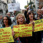 Los argentinos salieron ayer a la calle contra la subida de tarifas de servicios básicos.