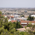 Vista de la zona Norte de Tàrrega desde el Parc de Sant Eloi.