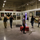 Un momento de los ensayos de ‘Inventarisc’ que tuvieron lugar ayer en el Museu Morera de Lleida. 