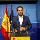 El ministro de Cultura y Deporte, Màxim Huerta, anuncia su dimisión del cargo.