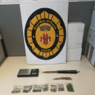 Les bosses de marihuana i les navalles comissades al jove al Centre Històric de Lledia