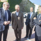 El conseller Baiget, amb el president de bonÀrea Corporació, Jaume Alsina.