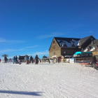 Esquiadors a l’estació de Port Ainé durant la jornada d’ahir.
