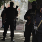 Imatge de forces policials de Nicaragua a Managua.