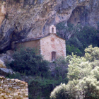 L'esllavissada s'ha emportat l'ermita d'un poble abandonat