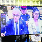 Fernando Blanco y Margarita Garau durante el juicio que se celebró el año pasado en la Audiencia de Lleida.