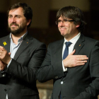 Toni Comín y Carles Puigdemont en una imagen reciente.
