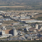 Imagen aérea del polígono industrial El Segre de Lleida.