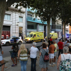 Edificio  -  El trágico accidente se produjo en el número 31 de la avenida Francesc Macià. La niña se precipitó al vacío tras romperse una claraboya. 