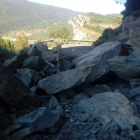 L’allau de pedres va provocar llargues cues i es va donar pas alternatiu al congost a través de la Clua i Castellnou del Montsec.