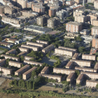 Imagen aérea del barrio de la Mariola. 