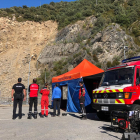 Andorra instala una bomba de agua para drenar la cubeta de la zona del desprendimiento