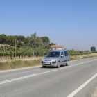 El accidente se produjo en este punto de la carretera entre Lleida y Artesa de Lleida