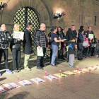 Imatge d’arxiu d’una concentració contra la pobresa energètica a Lleida.