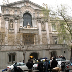 Imatge de l’entrada de l’edifici que acull el Tribunal Suprem.
