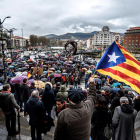 Mobilitzacions al País Basc - El coordinador general d’EH Bildu, Arnaldo Otegi, va demanar ahir donar una resposta “ferma” i “unitària” des del País Basc a l’“ofensiva de l’Estat” contra els qui “retallen les llibertats nacio ...