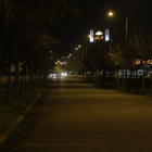 Vista de la calle Margarida Xirgu, en el Parc de l’Aigua, donde ayer tuvieron lugar los hechos. 