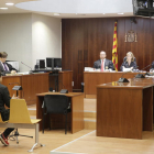 L’acusat, durant el judici que es va celebrar ahir a l’Audiència de Lleida.