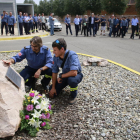 Homenaje a los cinco bomberos fallecidos en Horta a la espera de juicio