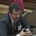 Ferran López durant la seua declaració al suprem com a testimoni.