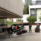 L'exèrcit arriba a la residència Sant Josep de Lleida per desinfectar les instal·lacions