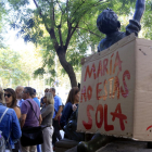 Concentració dilluns passat a les portes del consolat de l’Uruguai a Barcelona.