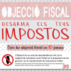 Campaña de la Coordinadora d’ONGD de Lleida, impulsada por primera vez en 2010.