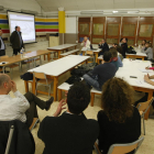 Gavín va presentar ahir el projecte als pares de l’Escola Alba.