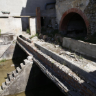 La antigua téxtil de Mitasa, de propiedad municipal (en la imagen), tiene un salto de agua de 6 metros.