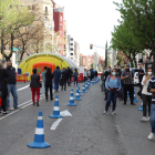Las colas volvieron a repetirse el jueves en el cribaje masivo de Lleida ciudad.