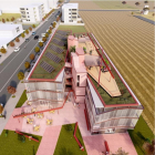Imagen virtual de cómo será el nuevo albergue de Pardinyes. 