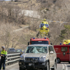 L’accident es va produir diumenge al migdia a l’N-260 a Martinet.