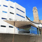 Vista general de l’edifici de l’Audiència de Lleida, al Canyeret.