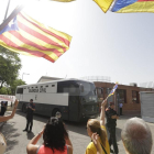 Los presos independentistas hacen una parada en Lleida