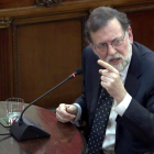 El expresidente del Gobierno Mariano Rajoy, uno de los testigos.